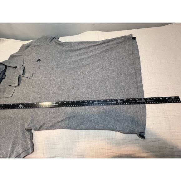 US Polo ASSN Classic Polo Shirt Collared Three‎ Button Gray Mens Size L - Picture 6 of 6